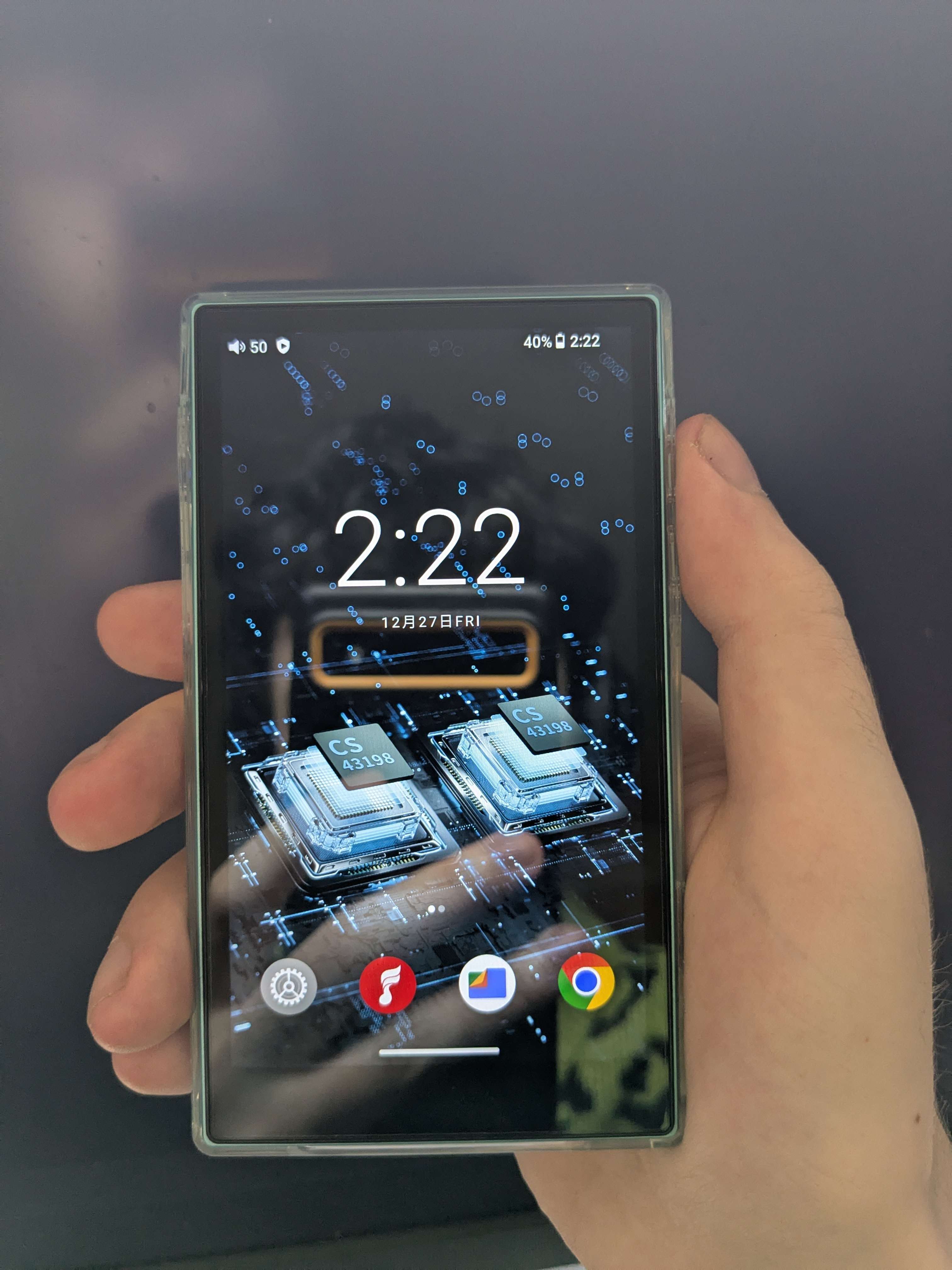 Device with screen protector and case